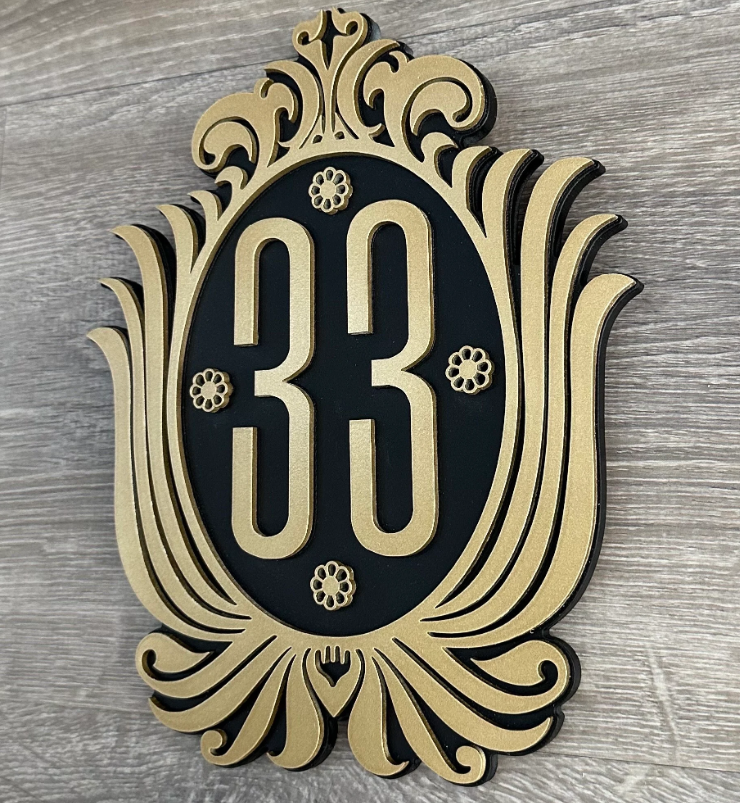 Club 33 inspired sign 9”x7”