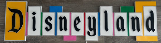 Disneyland sign Custom Sign~ Made To Order 44”x 12”