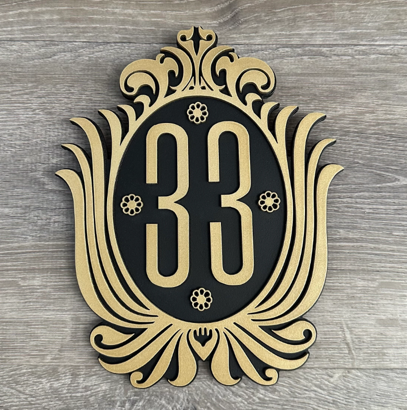 Club 33 inspired sign 9”x7”