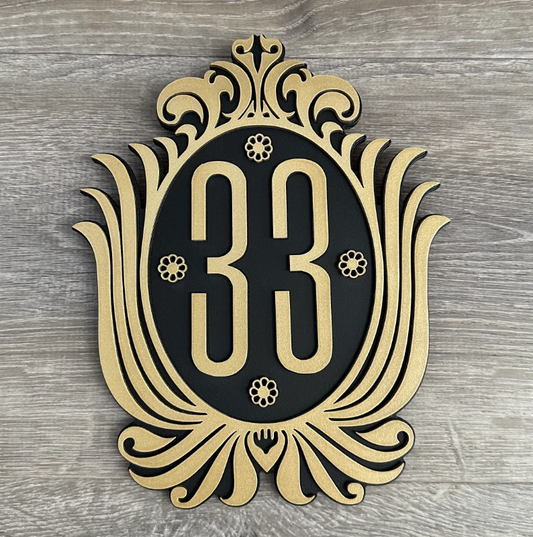 Club 33 inspired sign 9”x7”