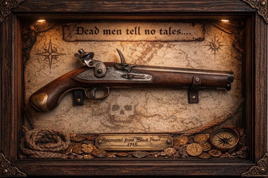 Pirate gun box display ~ Made To Order