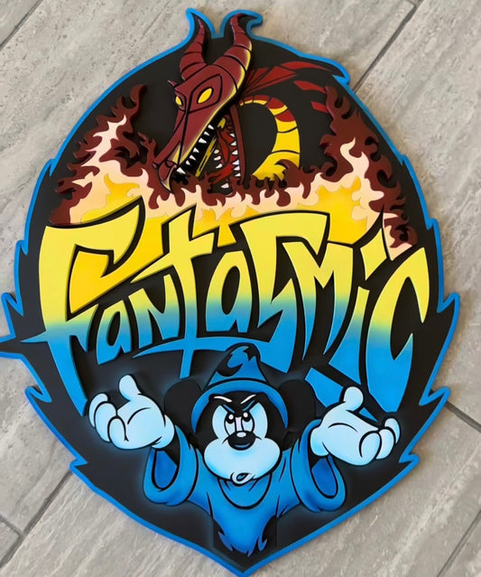 24” Fantasmic Custom Sign~ Made To Order