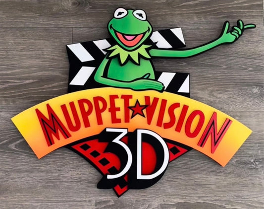 24” Muppet Vision 3D Custom Sign~ Made To Order
