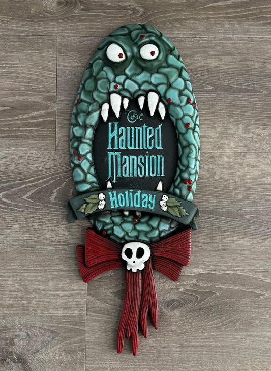 Haunted Mansion Holidays sign Custom Sign~ Made To Order 24”x 9.5”