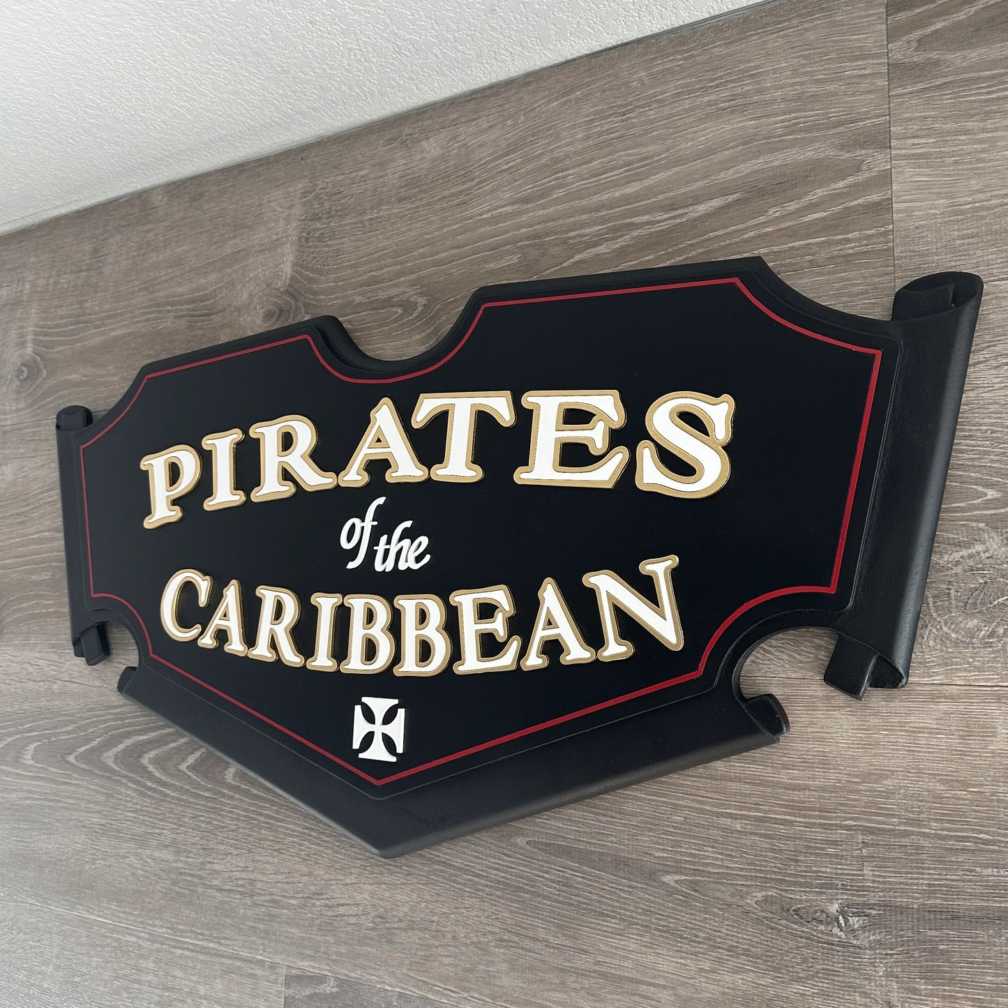 Pirates Of The Caribbean 32” custom sign. Made to order.