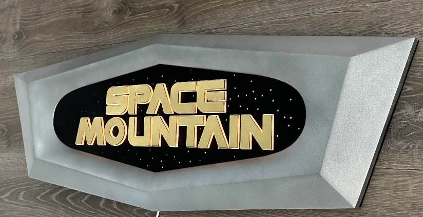 Space Mountain Sign~ Made To Order