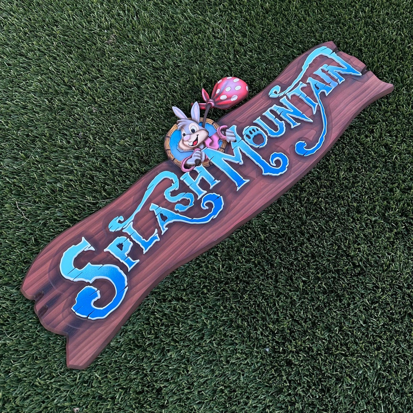 Splash Mountain sign. Made to order. 32”x10.5”