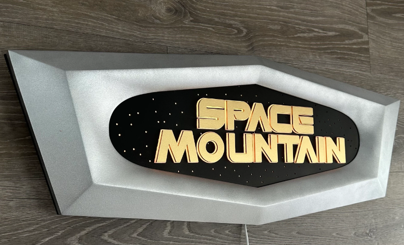 Space Mountain Sign~ Made To Order