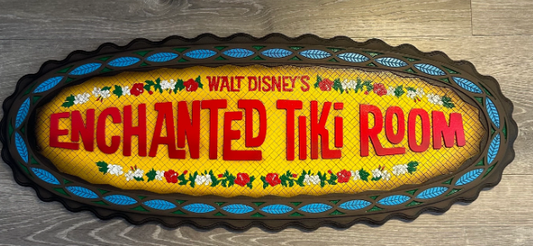 Enchanted Tiki Room inspired sign.~ MADE TO ORDER