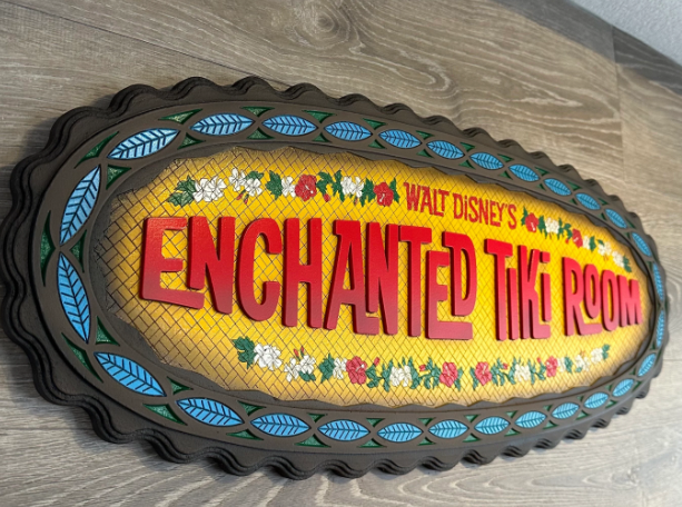 Enchanted Tiki Room inspired sign.~ MADE TO ORDER