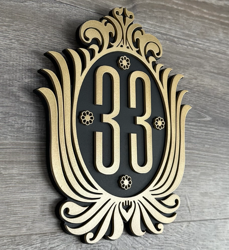 Club 33 inspired sign 9”x7”