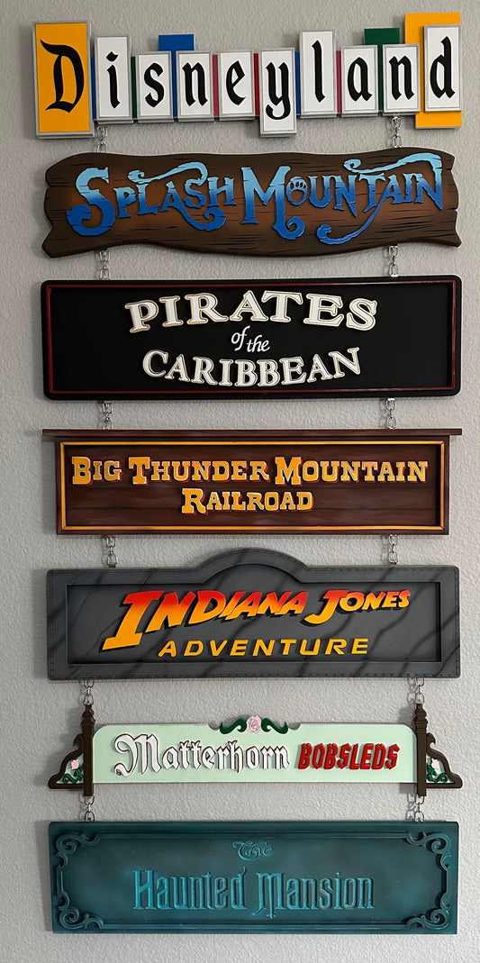 Disneyland rides ~ Made To Order