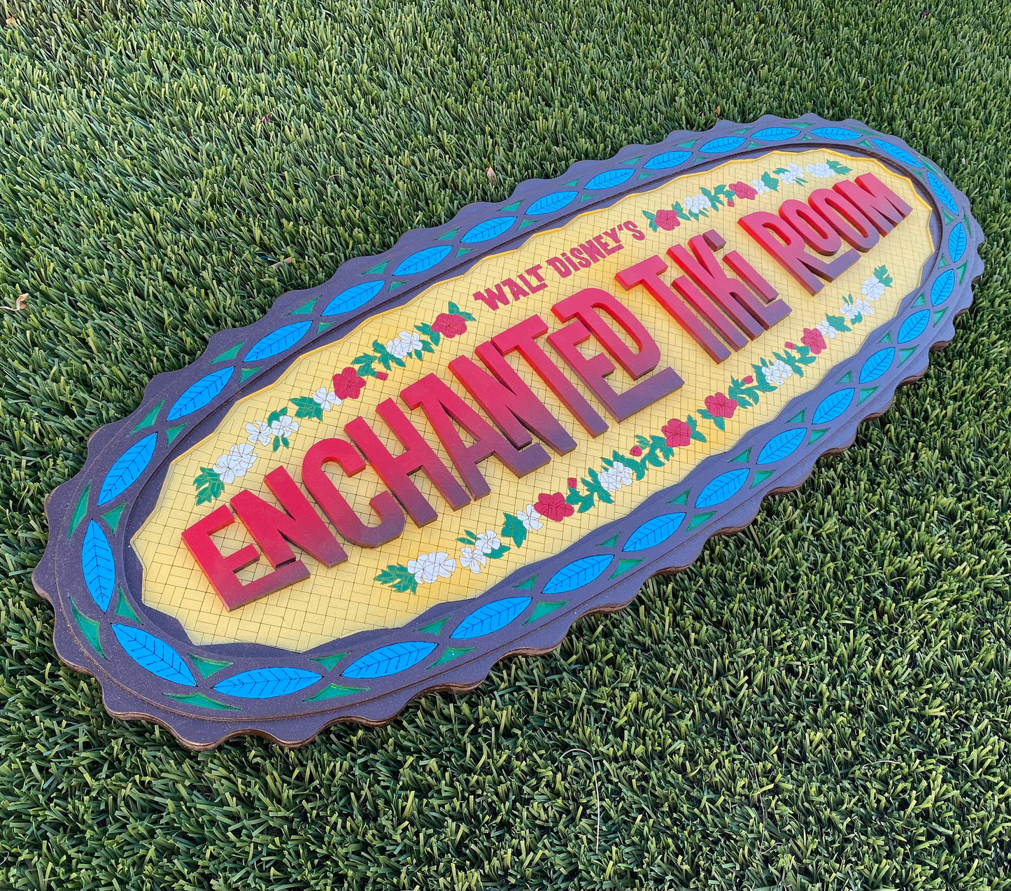 Enchanted Tiki Room inspired sign.~ MADE TO ORDER